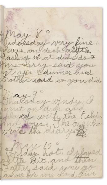 (ARCTIC.) Papers of the Snow Baby Marie Ahnighito Peary, including her Arctic diary and the manuscript of Children of the Arctic.